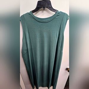 24/7 Sleeveless Tee Midi  Dress XL
